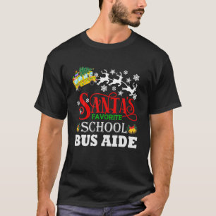 T-shirt Pajama de Noël de l'aide de l'autobus scolaire pré