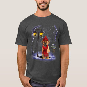 T-shirt Pajama d'hiver léger de Noël neige de Puggle Père