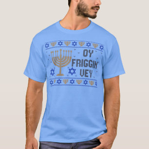 T-shirt Pajama Menorah Oy Vey juif Yiddish