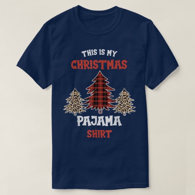 T-shirt Pajama Noël 2021  (Design devant)