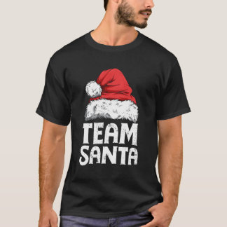 T-shirt Pajamas de la famille de l'équipe Père Noël Squad