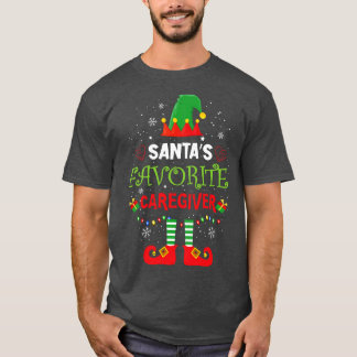 T-shirt Pajamas de Noël d'elfe de père Noël