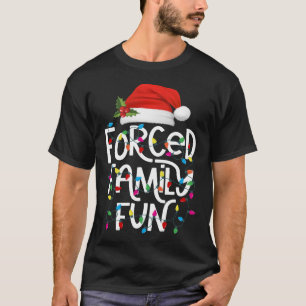 T-shirt Pajamas de Noël Fun à la famille forcée