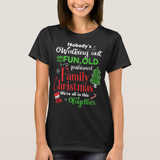 T-shirt Pajamas de vacances de Noël en famille drôle XMAS 