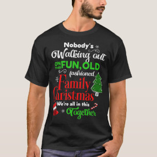 T-shirt Pajamas de vacances de Noël en famille drôle XMAS