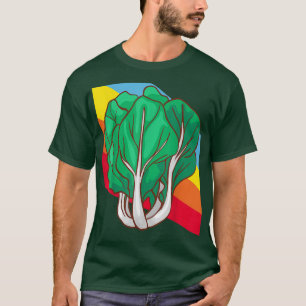 T-shirt Pak Choi Vegetables Food Vegetarian Vegetarian