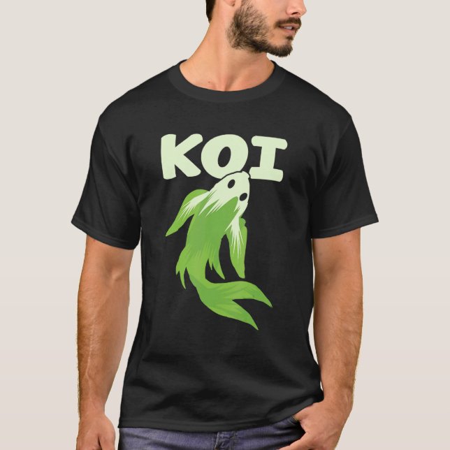 T-shirt Pak Koi Vegetable Pak Choi Koi Poisson Prank Punny (Devant)