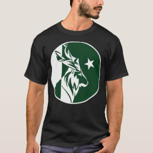 T-shirt Pakistan Markhor Pakistan drapeau animal national 