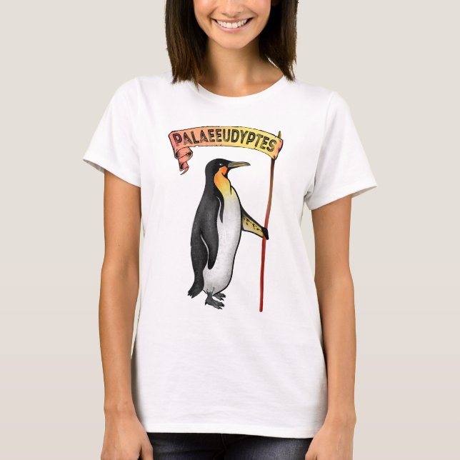 T-shirt Palaeeudyptes Pingouin disparu (Devant)