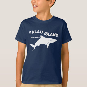 T-shirt Palau Island Plongée Sous-Marine Avec Requins