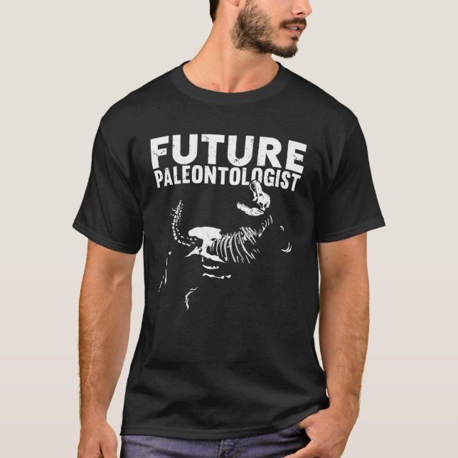 T-shirt Paléontologie Future Paléontologue Cadeau (Devant)