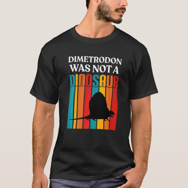 T-shirt Paléontologie Pour Adultes Dinosaures Dimetrodon J (Devant)