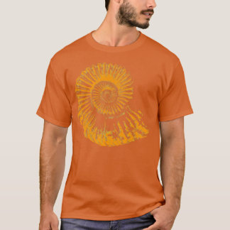 T-shirt Paléontologues idée cadeau Ammonite fossile