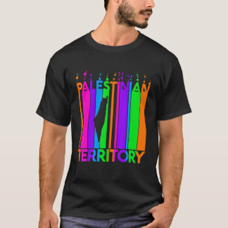 T-shirt Palestenian Territory Colorful Bubbles