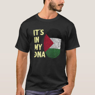 T-shirt Palestine Dans Mon Adn Palestine Drapeau Équipe Pa