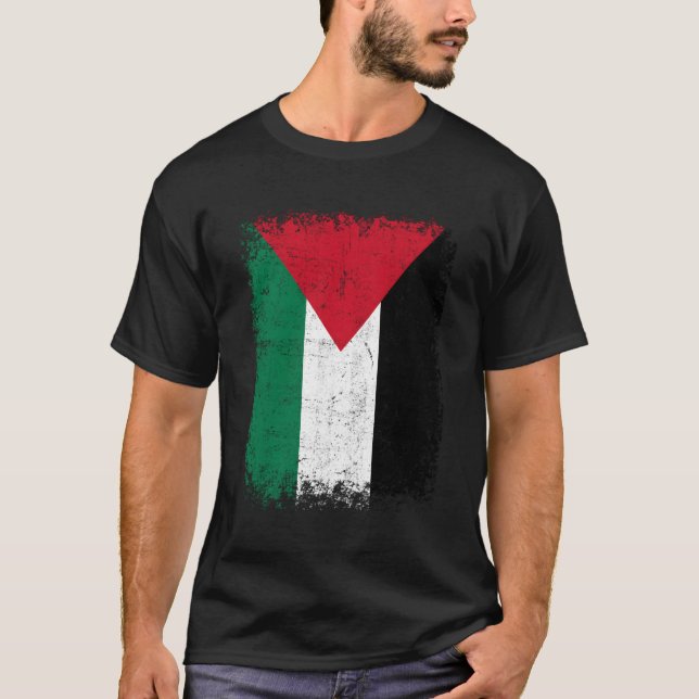 T-shirt Palestine Drapeau Palestine Amour Palestine (Devant)