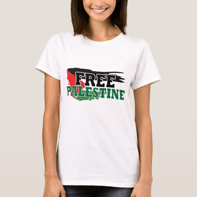 T-SHIRT PALESTINE LIBRE (Devant)