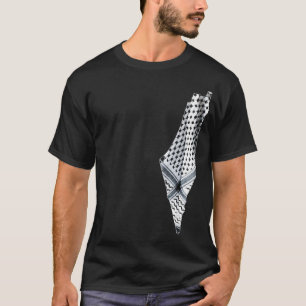 T-shirt Palestine Resistance Freedom Carte palestinienne