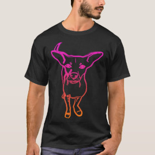 T-shirt Palette Ay Chihuahua Pink Ombre
