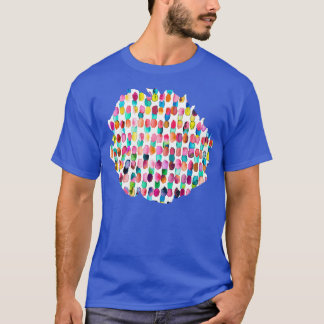 T-shirt Palette de points d'artiste