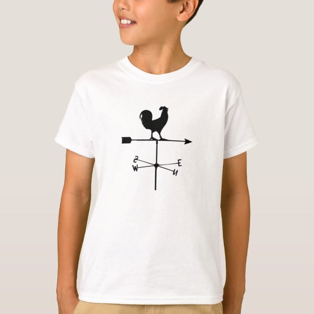 T-shirt Palette de temps de vent (Devant)