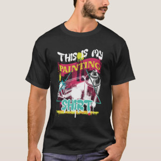 T-shirt Palette Peinture Peintre Voici Mon Tableau
