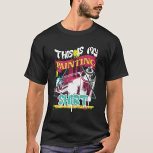 T-shirt Palette Peinture Peintre Voici Mon Tableau