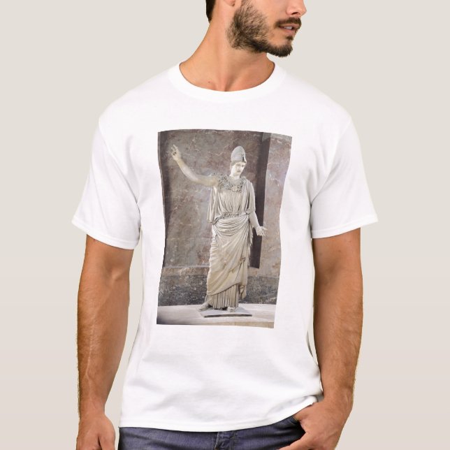 T-shirt Pallas de Velletri, statue d'Athéna casquée (Devant)