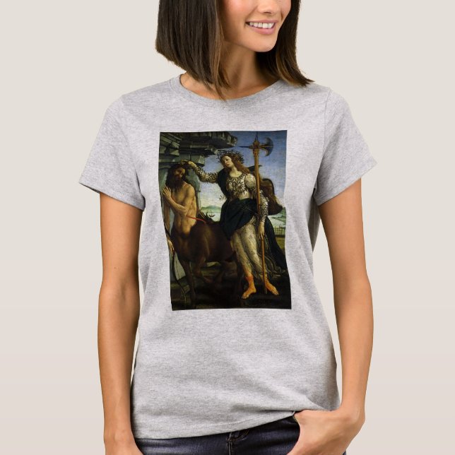 T-shirt Pallas (Minerva) et Centaur par Sandro Botticelli (Devant)
