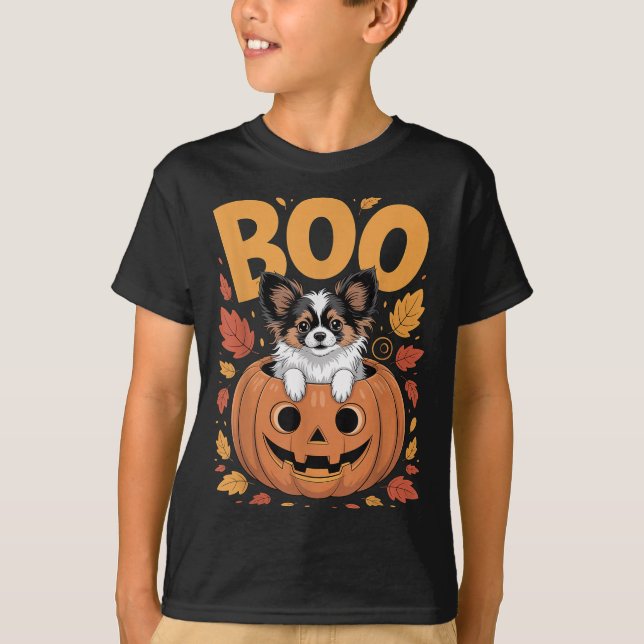 T-shirt Pallon Costume On Pumpkin Halloween Pallon  (Devant)