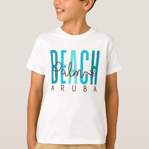 T-shirt Palm Beach Aruba (Océan)