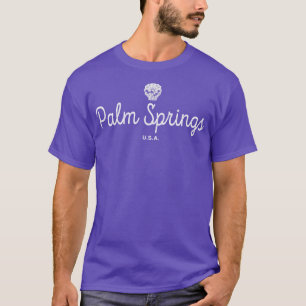 T-shirt Palm Springs Californie Ferris Wheel Palm Trees