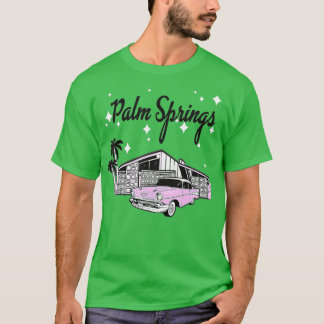 T-shirt Palm Springs, Californie, milieu du vintage siècle