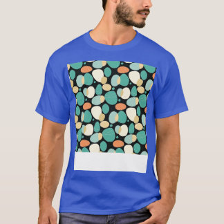 T-shirt Palm Stones Motif Beach Grès de galets