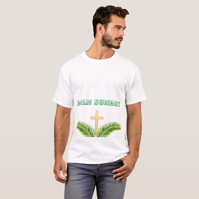 T-shirt palm sunday design (Devant entier)