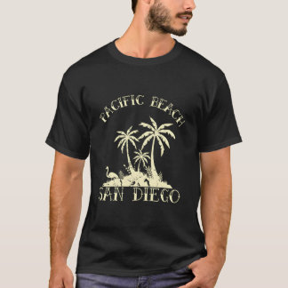 T-shirt Palm Tree Island Pacific Beach San Diego
