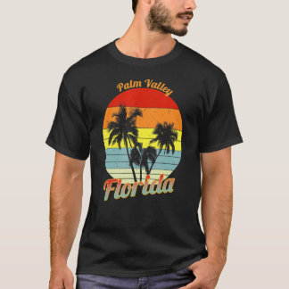 T-shirt Palm Valley Floride Rétro Palm Trees Tropical Vaca