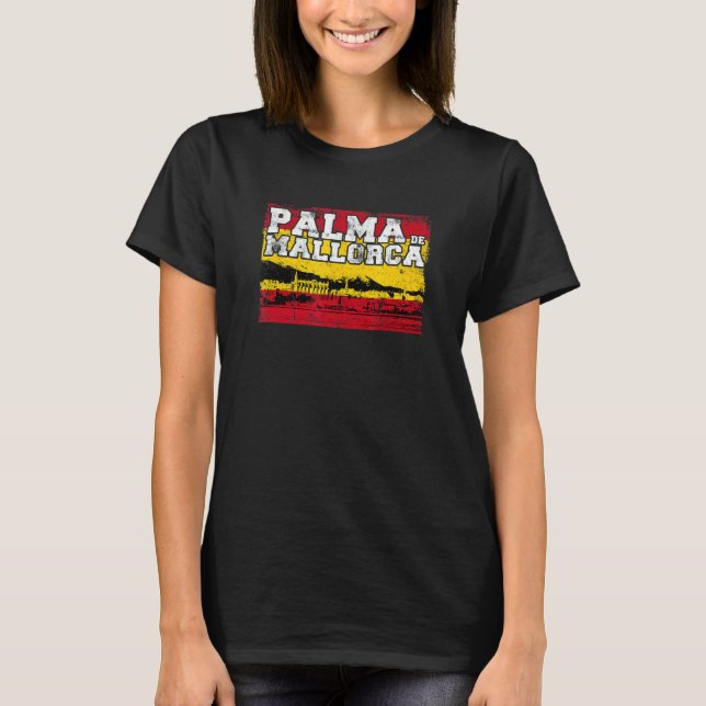 T-shirt Palma De Mallorca Spain Europe (Devant)