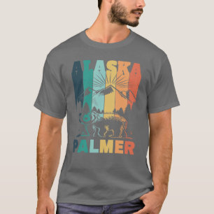 T-shirt Palmer Alaska Vue sur la montagne