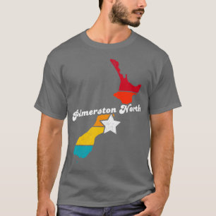 T-shirt Palmerston Nord Nouvelle-Zélande Vintage déprimé s