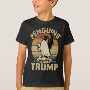 T-shirt Palmes de pingouin levées résistent aux drôles de 