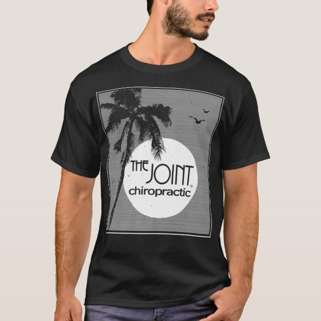 T-shirt Palmier commun chiropratique Premium (Devant)