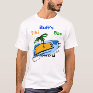 T-shirt Palmier, cuir épais, Tiki, barre, Bumpass, VA
