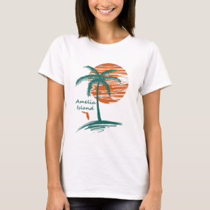 T-shirt Palmier d'Amelia Island