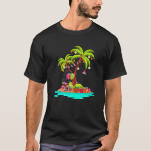 T-shirt Palmier de Noël Tropical Xmas Coconut Correspondan
