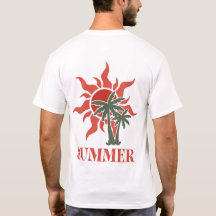 Palmier d'été Soleil Rétro Tropical
