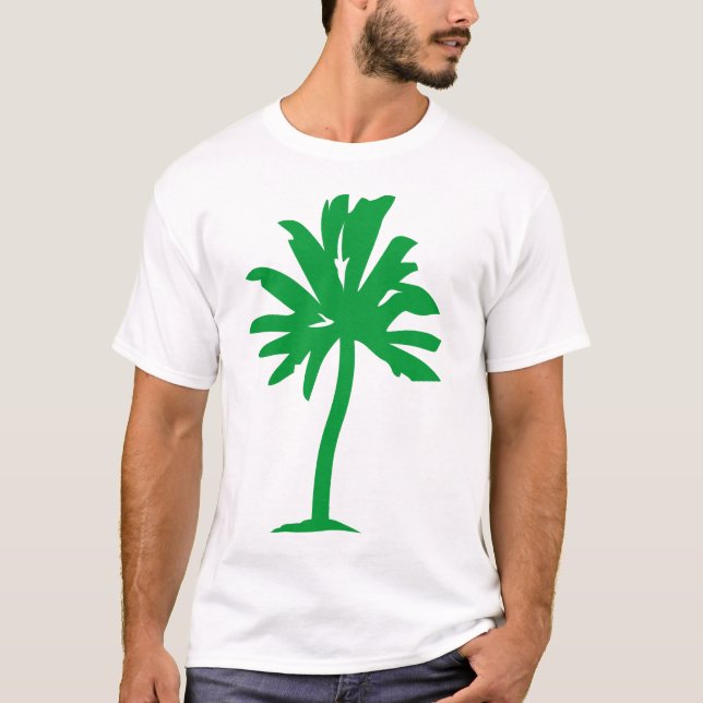 T-shirt Palmier - Vert (Devant)
