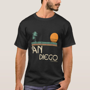T-shirt Palmiers de Californie de San Diego