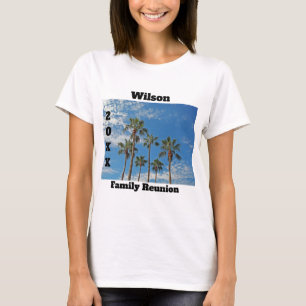 T-shirt Palmiers Paradise Famille Réunion Keepsaké
