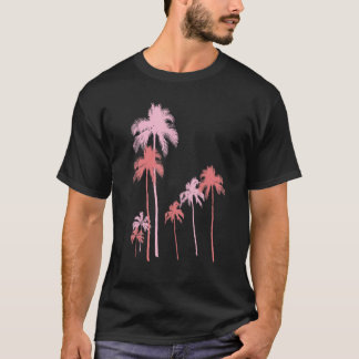 T-shirt Palmiers roses Palm Beach Palm Springs Palm Deser